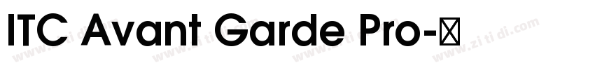 ITC Avant Garde Pro字体转换